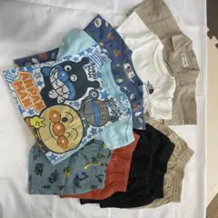 80 男の子 まとめ売り 夏服 アンパンマン入り