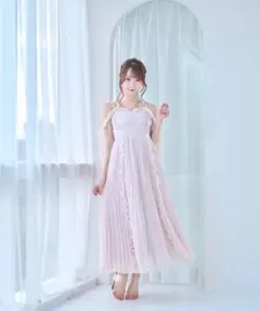 ロゼミューズ Frill pleats airly cami o/p ピンクのサムネイル
