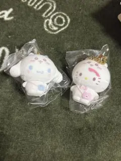 ちいかわ シークレットフロッキーマスコットチャーム ハチワレ シナモン キティ