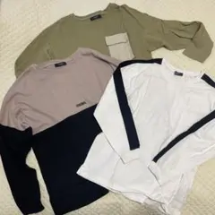 GLAZOS 長袖カットソー 3点まとめ売り　150cm