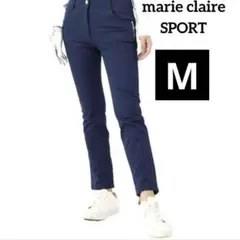 ゴルフウェア マリ・クレール ボンディング9分丈パンツ(M) ネイビー