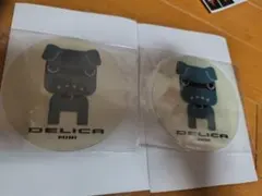 2個セットデリカミニ　デリ丸　クリアコースター　三菱