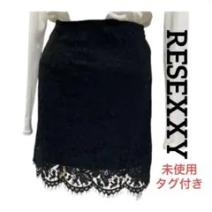 【未使用タグ付き】RESEXXY 黒総レース　ミニスカ　定価6,039円のサムネイル