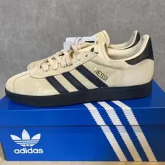 アディダス ガゼル メッシ 新品 IH8156 ベージュ コアブラック 23cm