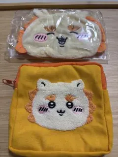ちいかわ　シーサー　おかおポーチ　もこもこポーチ　2個セット