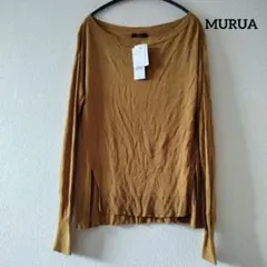 新品MURUA 長袖ニット F マスタード