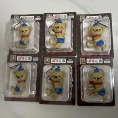 ぽすくま ストラップ 3種6個セット