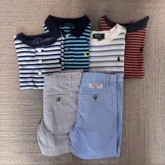POLO Ralph Lauren (ボーダーT,ボトムス6点セット) 男の子