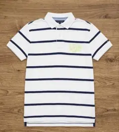 TOMMY HILFIGER ポロシャツ ボーダー ホワイトのサムネイル