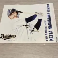 オリックス 中川圭太 ラベル缶 ステッカー