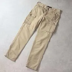 ユナイテッドアローズ カーゴパンツ 36 ベージュ シンチバック ワークパンツ