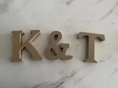 アルファベットレター (K＆T) セット