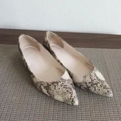 UNITEDARROWS　パイソン　パンプス