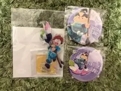 猪名寺乱太郎　福富しんべヱ アクリルスタンド 缶バッジ セガラッキーくじ 忍たま