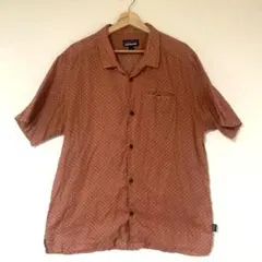 patagonia コットンヘンプ半袖シャツ L