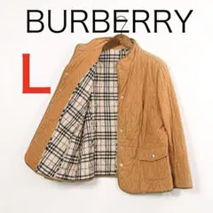 H6207◾️バーバリー　ノバチェック　キルティングジャケット　コットン