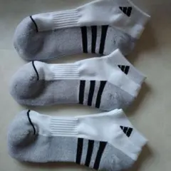 adidas アディダス メンズソックス 靴下 3足セット 新品未使用のサムネイル