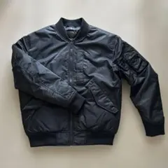 【美品】UNIQLO +J ハイブリッドダウンオーバーサイズMA-1 黒 M