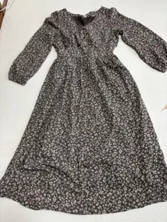 earth music&ecology 花柄ロングワンピース