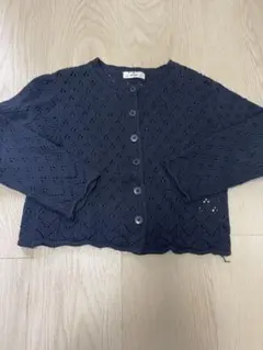 KOBITO NO KUNI カーディガン 120 ネイビー