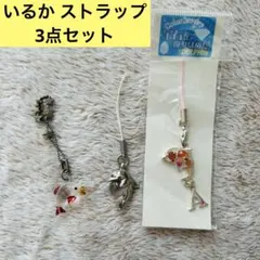 【平成レトロ】いるか　ストラップ　キーホルダー　3点セット　当時物　イルカ