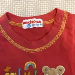 MIKI HOUSE 半袖Tシャツ 90cm クマ刺繍