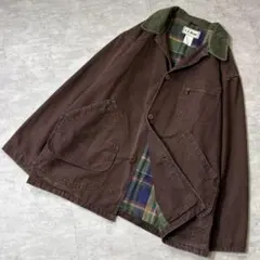 90s usa製 LLBean ハンティングジャケット カバーオール ブラウン