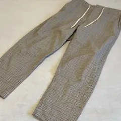 【涼しい！】エアかるイージーパンツ チェック XS