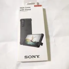 純正　Xperia 5III Style Cover　カバー　ブラック　黒
