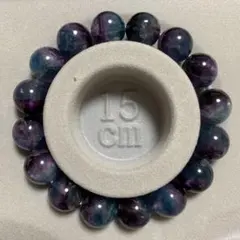 天然石 パワーストーン ブレスレット バイカラーフローライト 虹入り