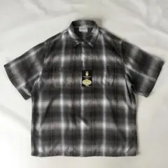 「M」TOWNCRAFT■復刻/オンブレチェックシャツ◎レーヨン/ブラウンのサムネイル