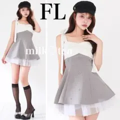 Darich ダーリッチ リボングロウフレアミニワンピース L - メルカリ
