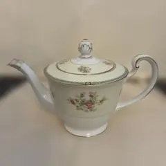 1940～50年代 ノリタケ マルキ印 月桂樹 日本陶器会社 花柄ティーポットのサムネイル