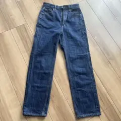 GU ストレートデニム Sサイズ ダークブルー