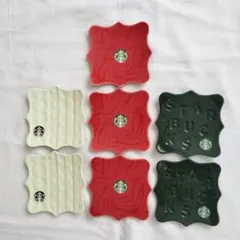 STARBUCKS スターバックス ミニプレート 7枚セット ノベルティのサムネイル