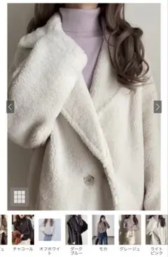 カシミヤタッチタートルネックニットトップス GRL ライトピンク cu234