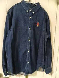 FBI Funk Bear by interbreed デニムシャツL クマ刺繍