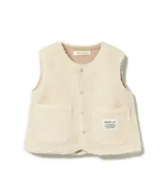 BEAMS mini ボア ベビーベストボアベスト