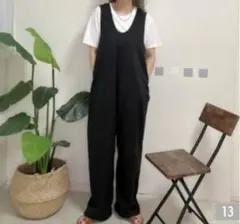 しまむらNON オールインワン ブラックMのサムネイル