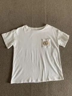 チュチュアンナ　ポケット付き アニマル刺繍 Tシャツのサムネイル