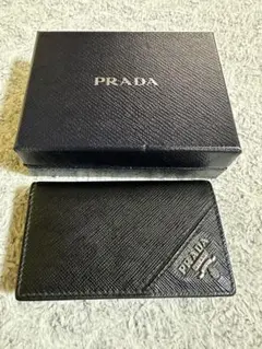 プラダ カードケース メンズ レディース SAFFIANO METAL