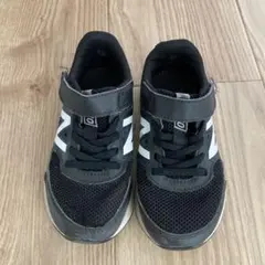 New Balance ブラック スニーカー ベルクロ　17センチ