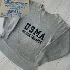 希少 美品 Champion 青単色 70s USMA リバースウィーブ Sのサムネイル