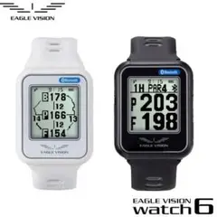 イーグルビジョン ウォッチ6 ホワイト未使用 EAGLE VISION 朝日ゴルフ watch 6 EV-236WH イーグルビジョン