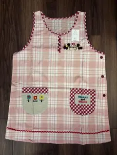 ディズニーエプロン　ミッキー&ミニーLL