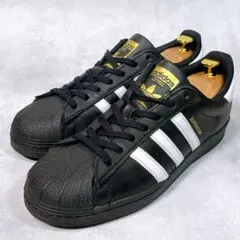 ☆美品☆【アディダス】スーパースター (27) スニーカー EG4959 黒