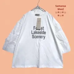 新品未使用☆オフ☆袖ティアードTシャツ