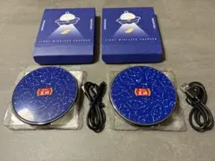 餃子の王将 光る！ワイヤレス充電器 2個セット