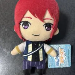 あんスタ　おまんじゅう　ぬいぐるみ　ぱしゃこれ缶バッジ　朱桜司 あんスタ！おまんじゅうにぎにぎマスコット第4弾！予約受付開始