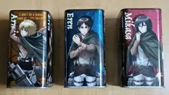進撃の巨人　USJ スチールお菓子缶　3個